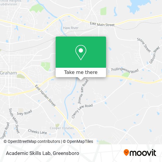 Academic Skills Lab map