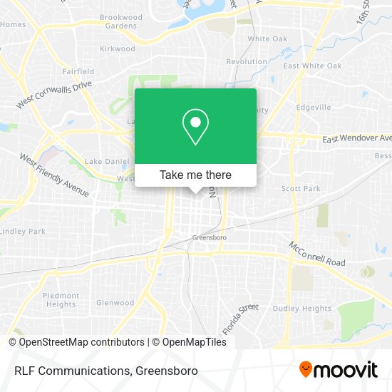 RLF Communications map
