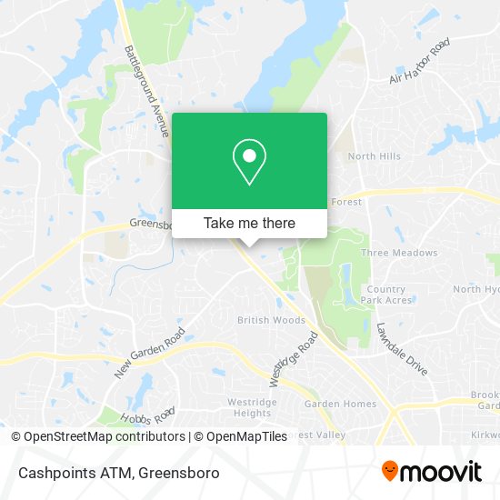 Mapa de Cashpoints ATM
