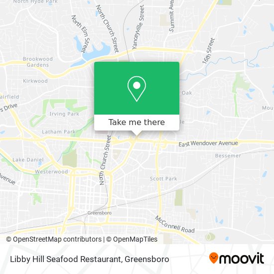 Libby Hill Seafood Restaurant map