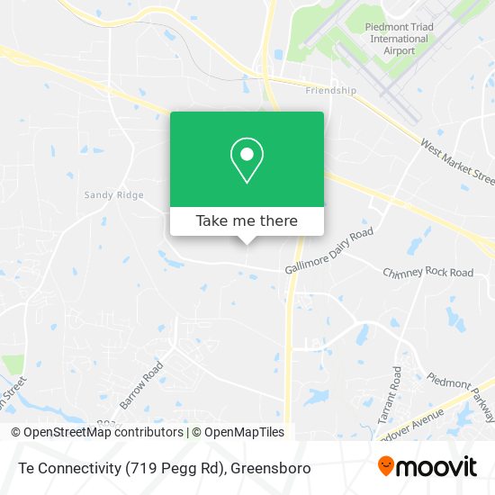 Te Connectivity (719 Pegg Rd) map