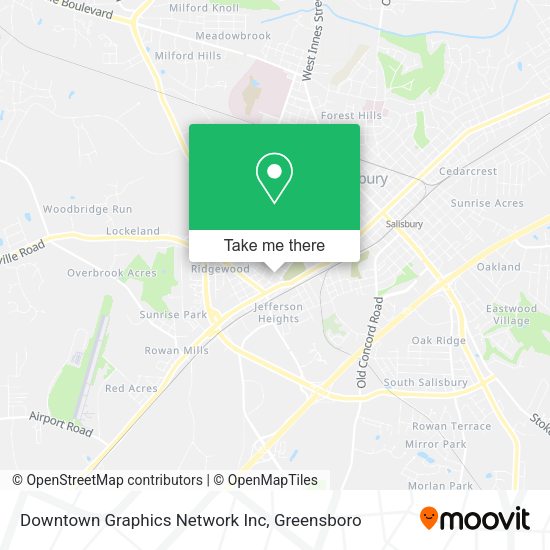 Downtown Graphics Network Inc map
