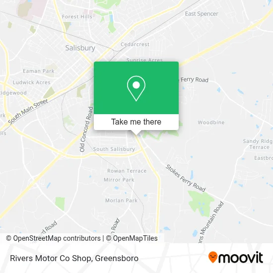 Rivers Motor Co Shop map