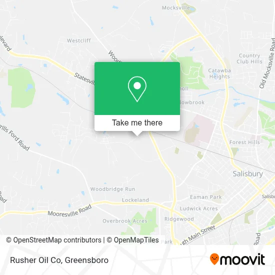 Rusher Oil Co map