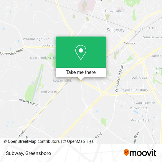 Mapa de Subway