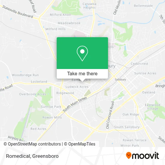 Romedical map