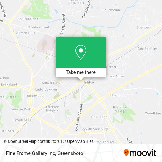 Fine Frame Gallery Inc map