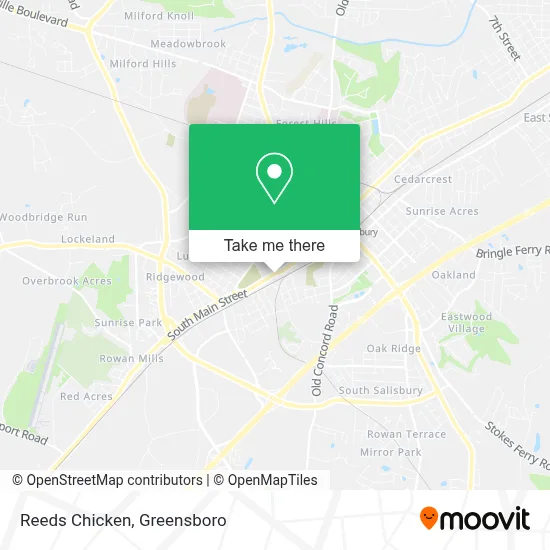 Reeds Chicken map