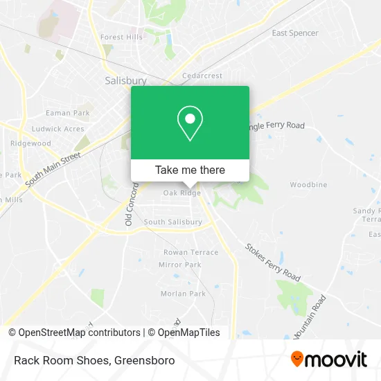 Rack Room Shoes map