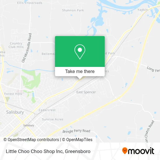 Little Choo Choo Shop Inc map