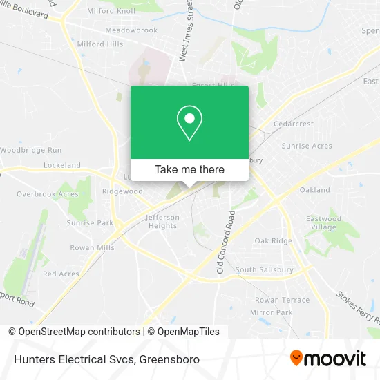 Mapa de Hunters Electrical Svcs