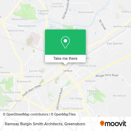 Ramsay Burgin Smith Architects map