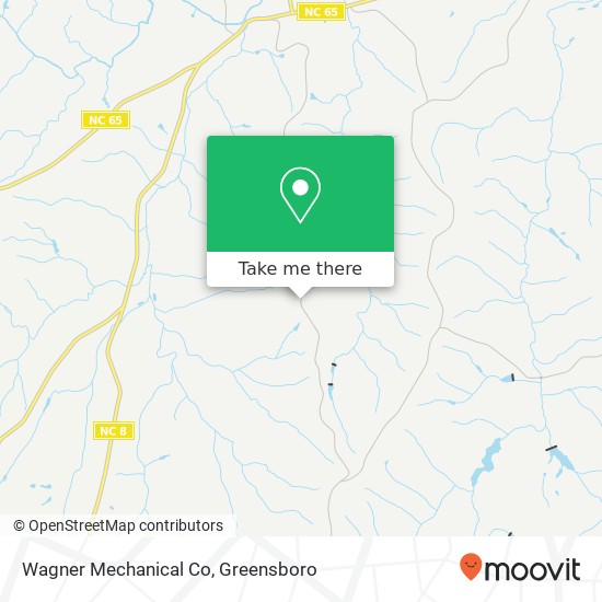 Wagner Mechanical Co map