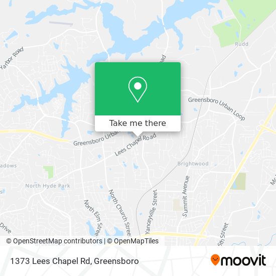 How to get to 1373 Lees Chapel Rd in Greensboro by Bus?