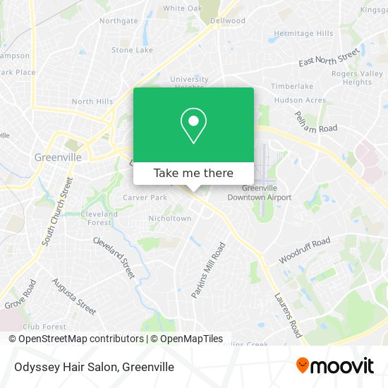 Odyssey Hair Salon map