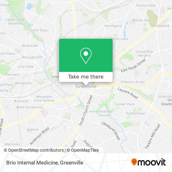 Brio Internal Medicine map