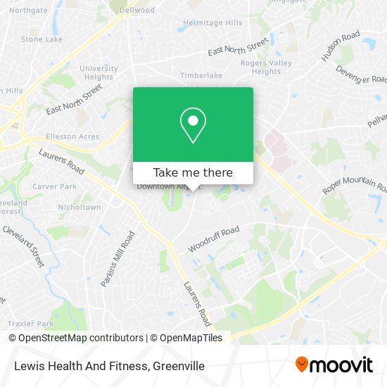 Lewis Health And Fitness map