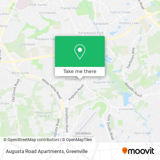 Augusta Road Apartments map