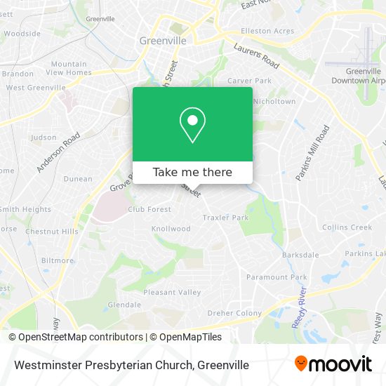 Westminster Presbyterian Church map