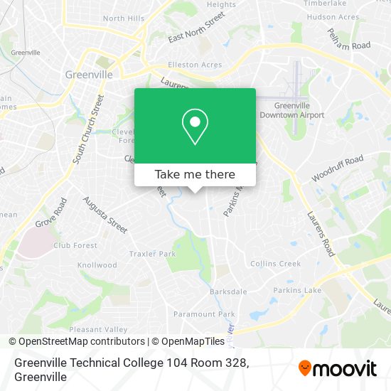 Greenville Technical College 104 Room 328 map