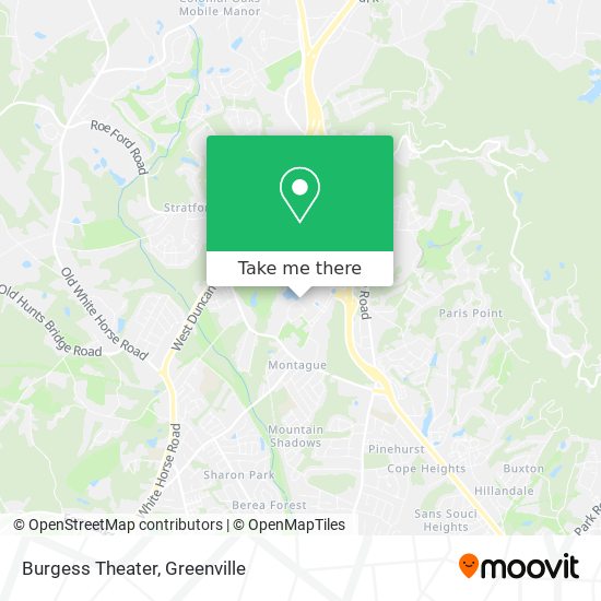 Mapa de Burgess Theater