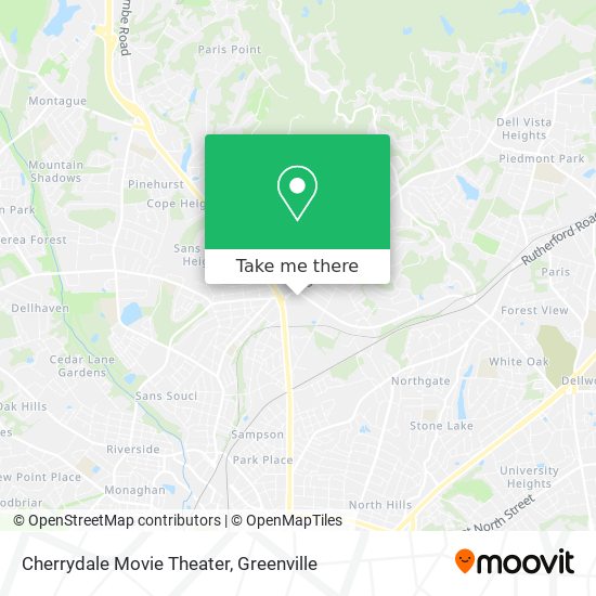 Cherrydale Movie Theater map