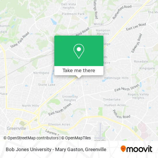 Directions To Bob Jones University How To Get To Bob Jones University - Mary Gaston In Greenville By Bus?