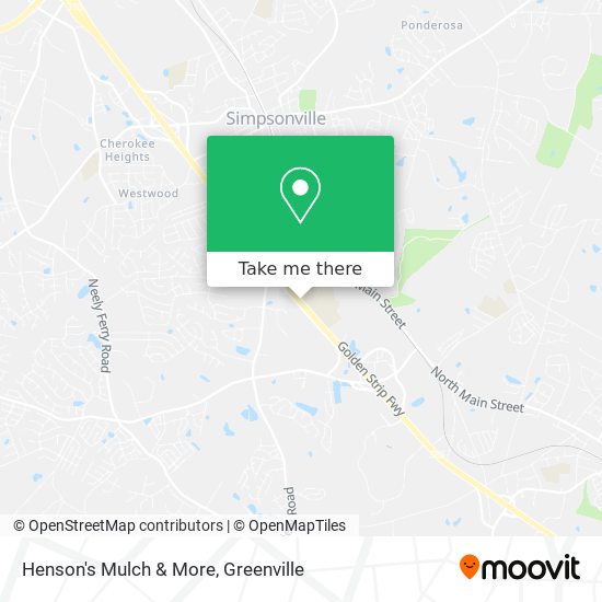 Henson's Mulch & More map