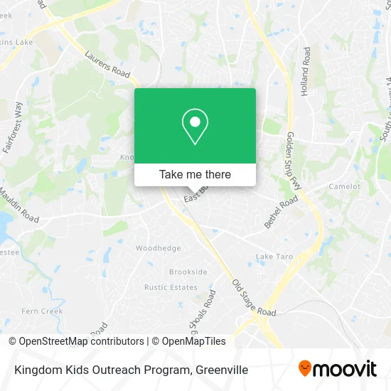 Kingdom Kids Outreach Program map