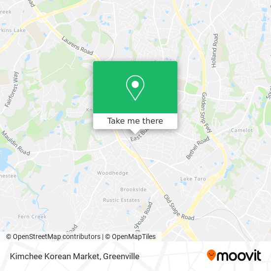 Mapa de Kimchee Korean Market