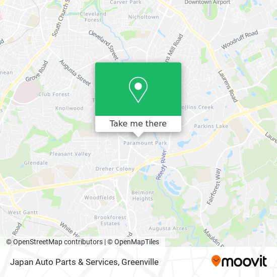 Japan Auto Parts & Services map