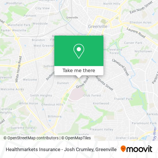 Healthmarkets Insurance - Josh Crumley map