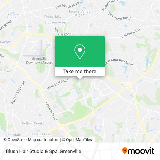 Blush Hair Studio & Spa map