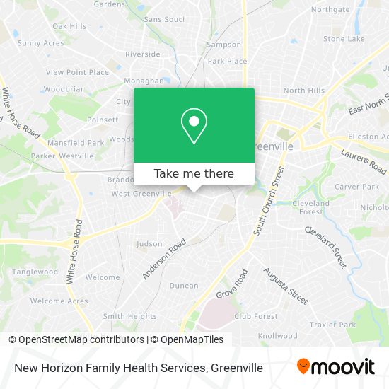New Horizon Family Health Services map
