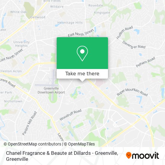 Chanel Fragrance & Beaute at Dillards - Greenville map