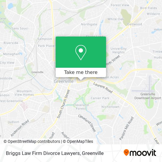 Briggs Law Firm Divorce Lawyers map