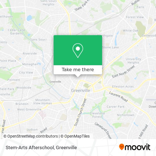 Stem-Arts Afterschool map