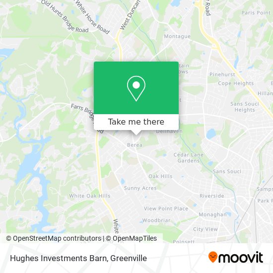 Hughes Investments Barn map