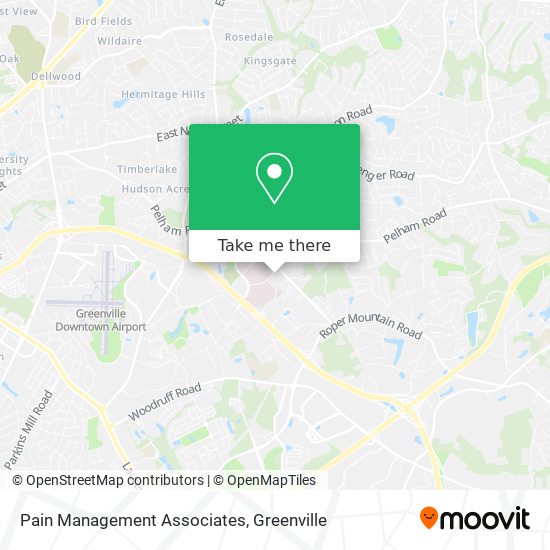 Pain Management Associates map