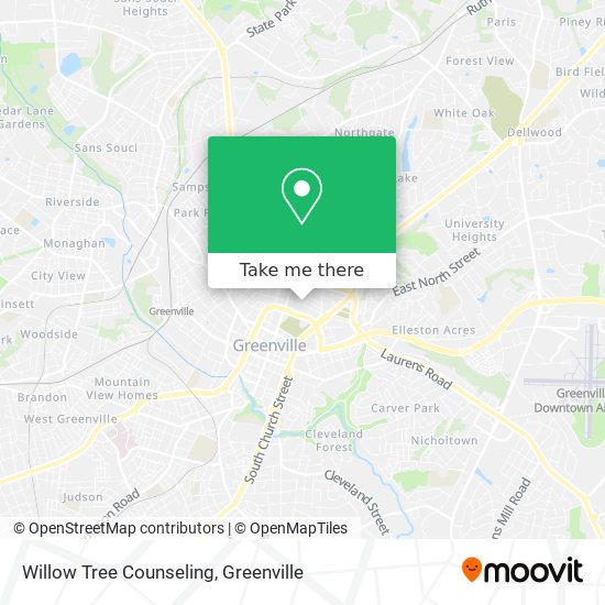 Willow Tree Counseling map