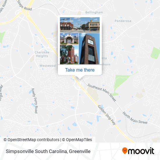 Simpsonville South Carolina map