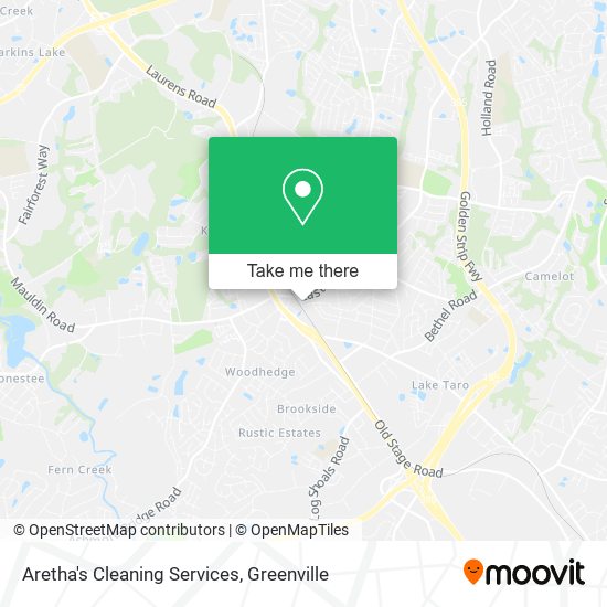 Aretha's Cleaning Services map