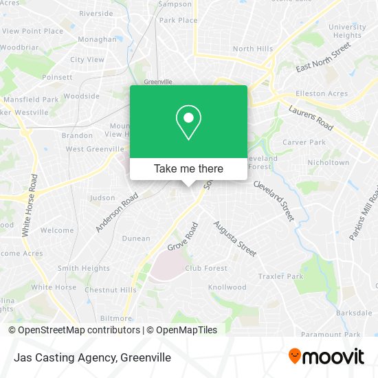 Jas Casting Agency map