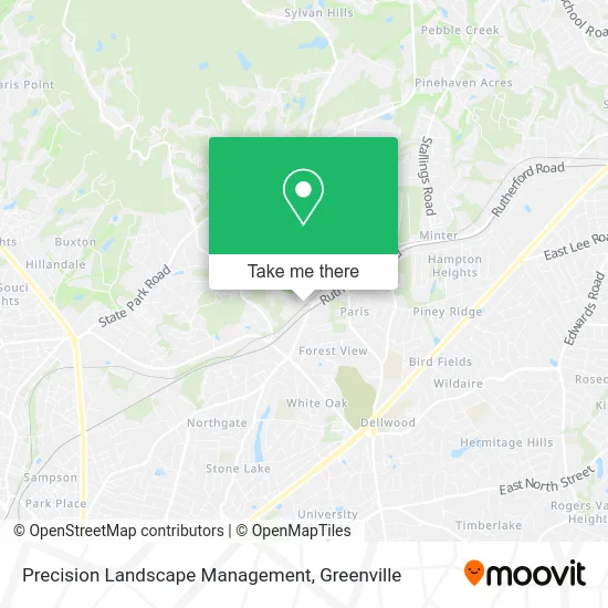 Precision Landscape Management map