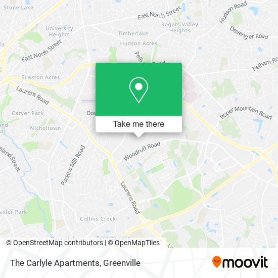 Mapa de The Carlyle Apartments