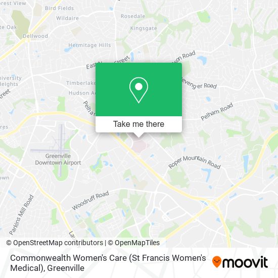 Commonwealth Women's Care (St Francis Women's Medical) map