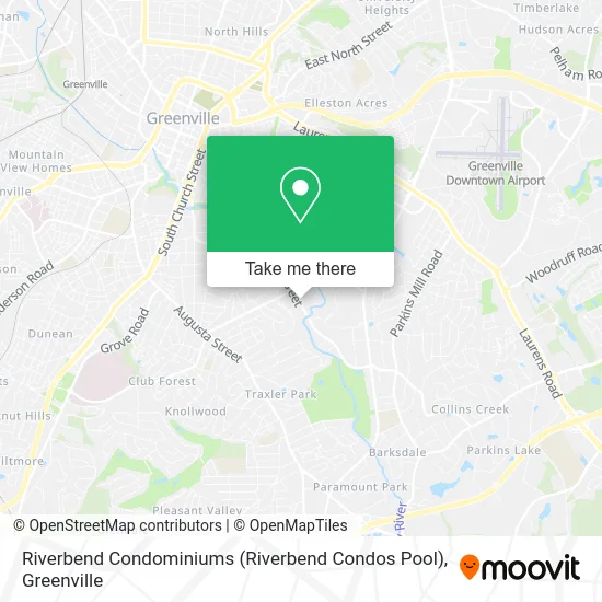 Riverbend Condominiums (Riverbend Condos Pool) map