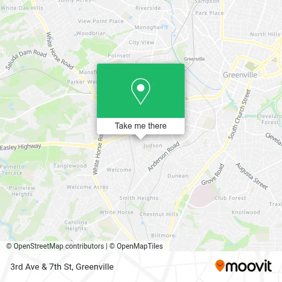 3rd Ave & 7th St map