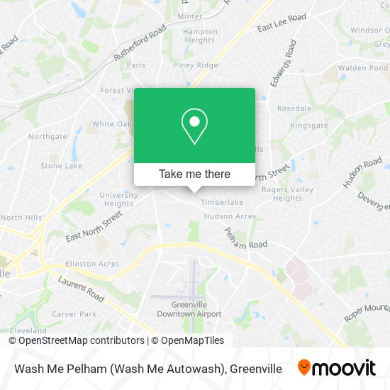 Wash Me Pelham (Wash Me Autowash) map