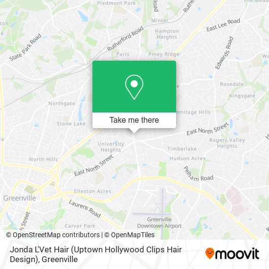 Jonda L'Vet Hair (Uptown Hollywood Clips Hair Design) map